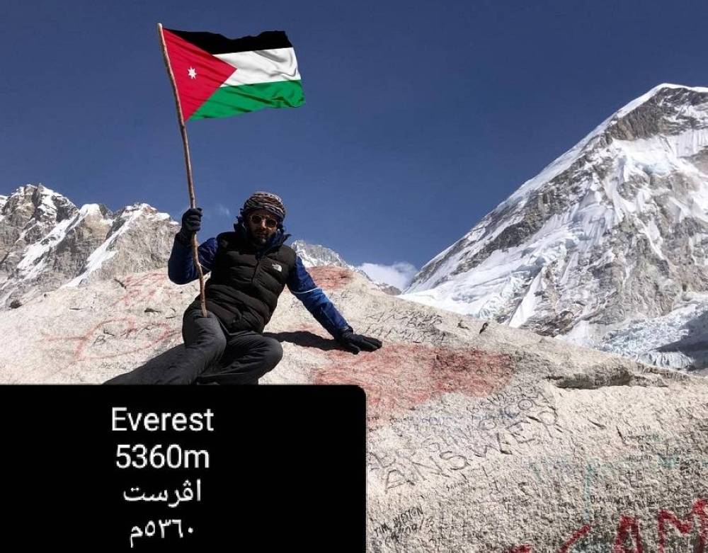 الاردني محمد السعيديين... من صحراء وادي عربة إلى الهملايا