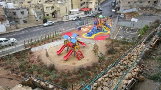 افتتاح حديقة الشهيد الطيار علي الحراسيس في جبل التاج