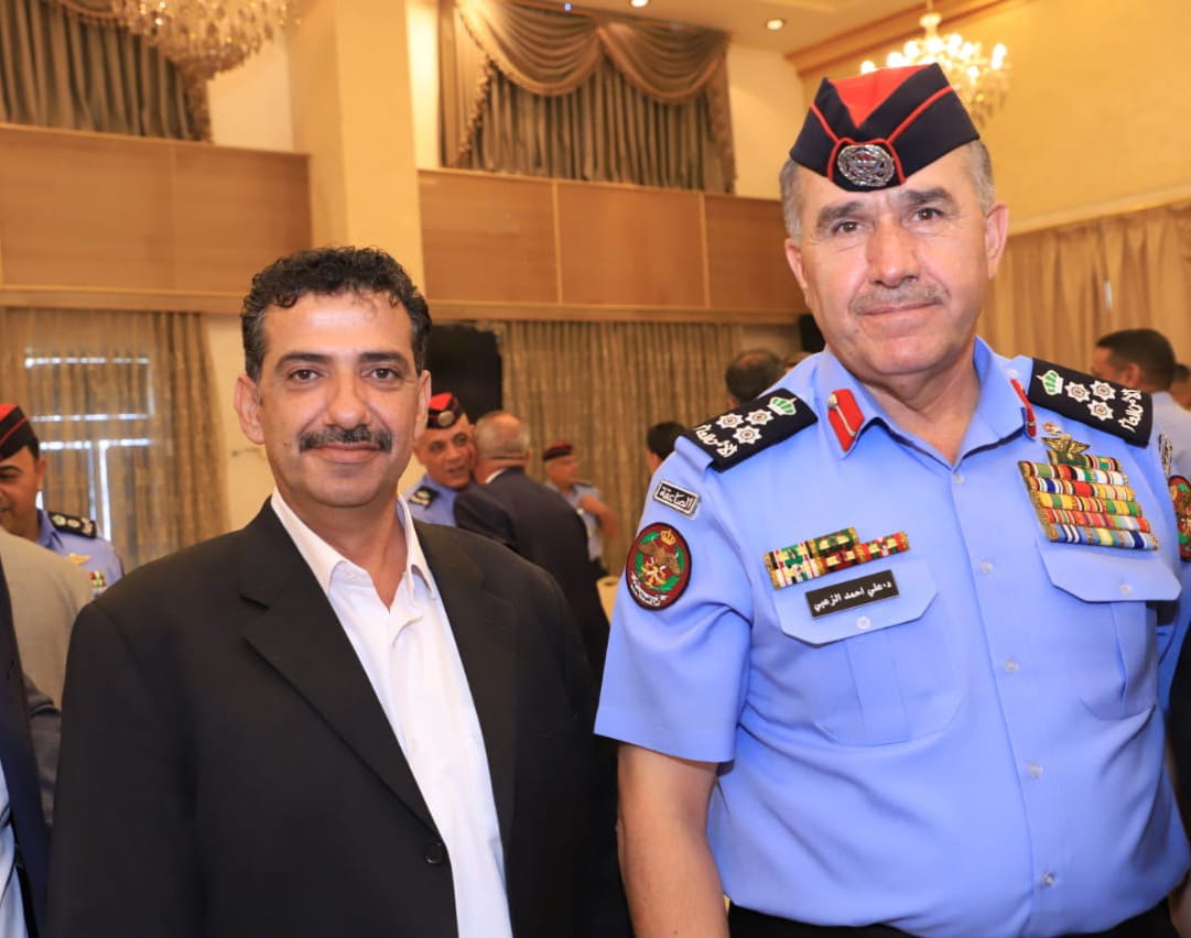 الحديد يهنئ العميد الدكتور علي الزعبي بتعيينه مساعدًا لمدير الأمن العام