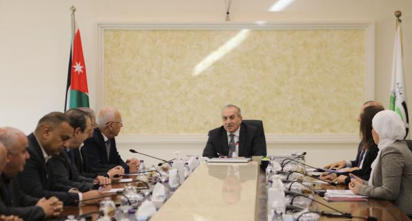 وزير الاشغال: الوزارة تحرص على التعاون الدائم والمستمر مع نقابة المهندسين الأردنيين