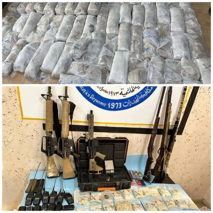 إدارة مكافحة المخدرات تحبط تهريب مليون ونصف حبة مخدرة لدولة مجاورة ...صور