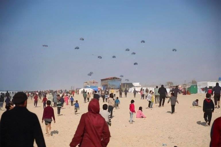 الأردن ينفذ أكثر من 20 إنزالا جويا للمساعدات على غزة