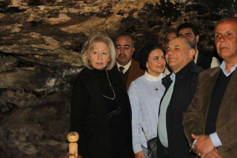 وزيرة الثقافة تزور وادي الريان وكهف السيد المسيح في الكورة