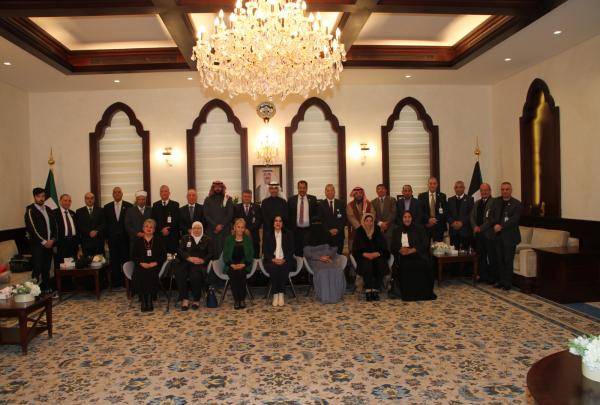 السفير الكويتي يستقبل وفد جمعية عَون الثقافية الوطنية