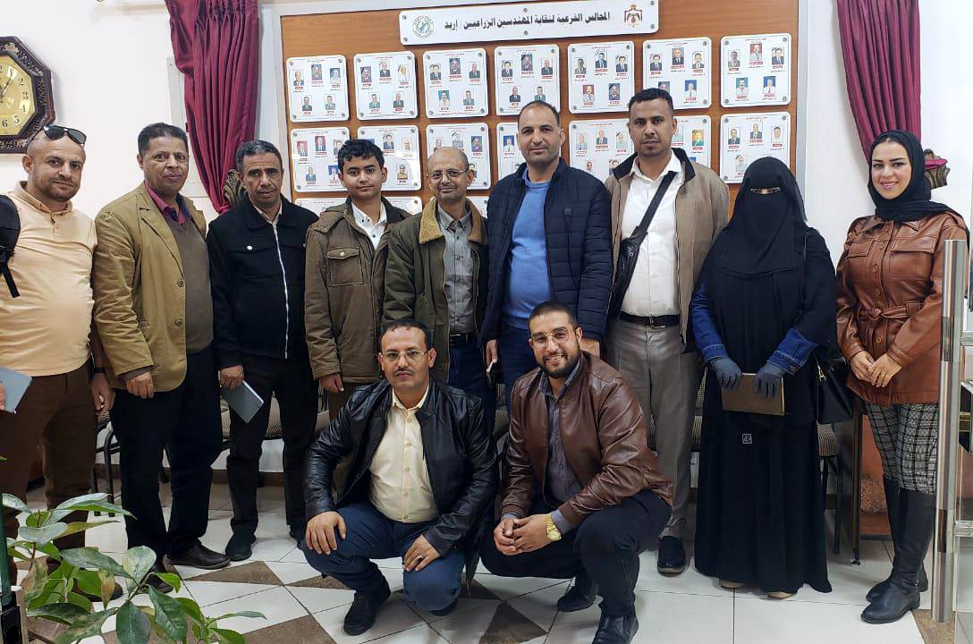 وفد يمني يطلع على تقنيات زراعة الزيتون في اربد