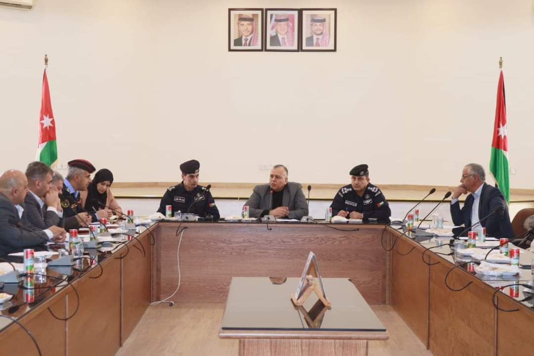 الجبور يحضر الاجتماع للمجلس الامني في  الزرقاء