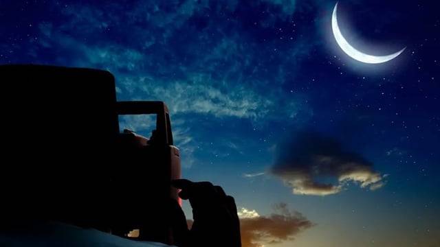 الشاكر: لا يوجد ما يحجب الأفق خلال فترة تحري هلال شهر رمضان