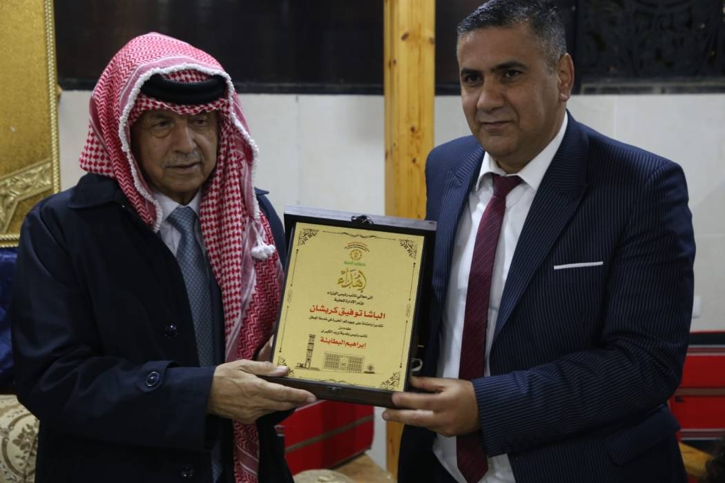 نائب رئيس الوزراء كريشان  يهنئ أهالي اربد بالزيارة الملكية..صور