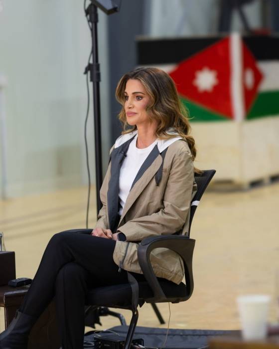 الملكة رانيا: وقف إطلاق النار الفوري أولوية في غزة