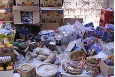 إتلاف 497 كيلوغراما من المواد الغذائية بالزرقاء