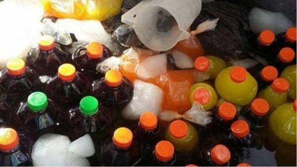 إتلاف 1600 لتر عصائر في وسط البلد