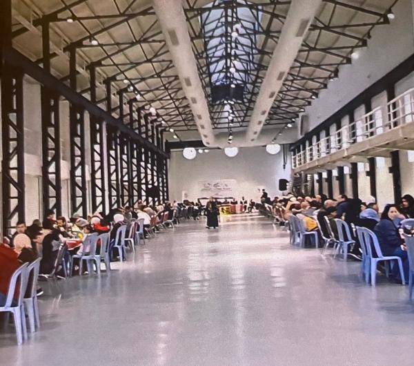 تكية إبراهيم الخليل تجمع اسرا عفيفة على موائد رمضانية