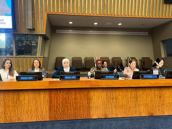 بني مصطفى تشارك في جلسة أنظمة الحماية الإجتماعية في نيويورك