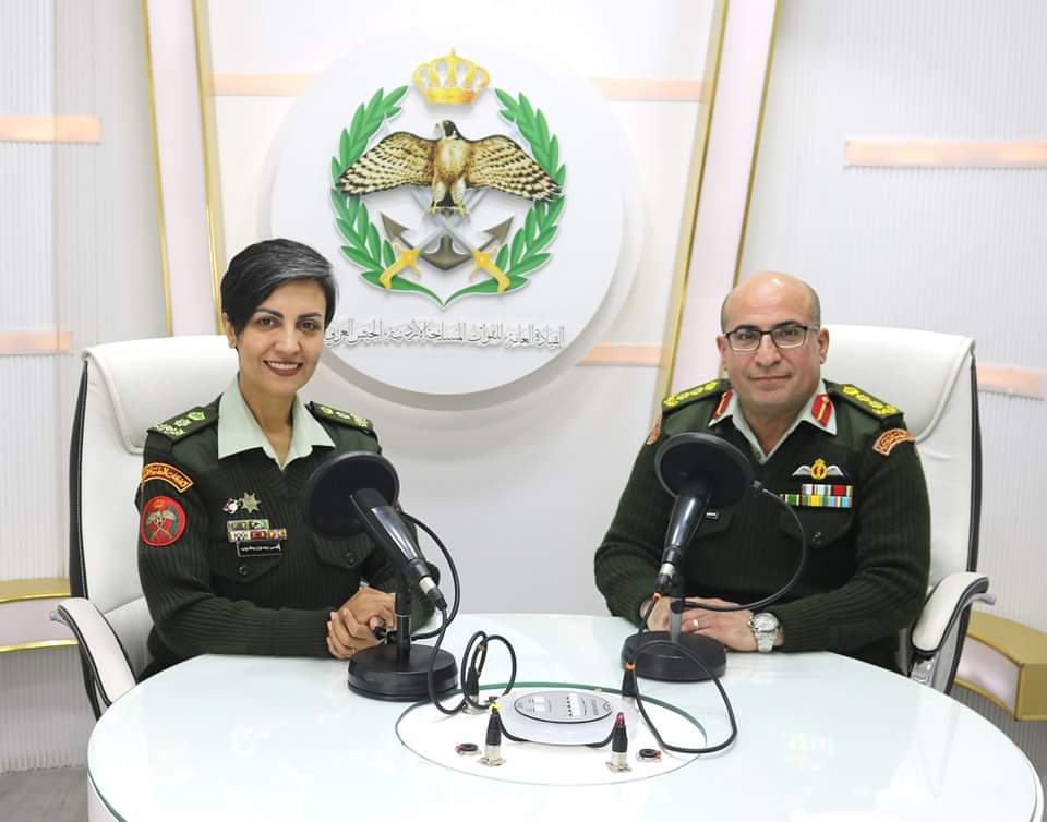 اذاعة الجيش العربي  تستضيف العقيد الطبيب حسين العتوم