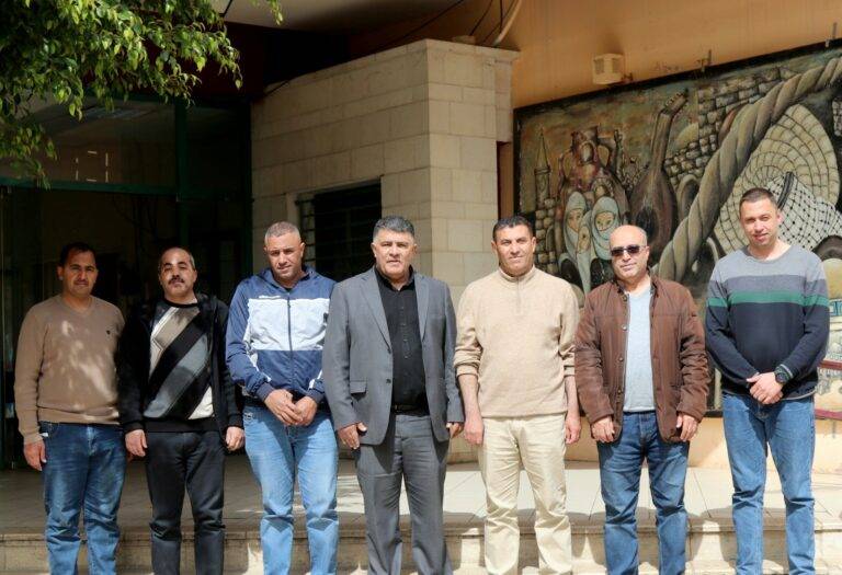 محافظ نابلس يزور المستشفى الميداني الأردني نابلس2