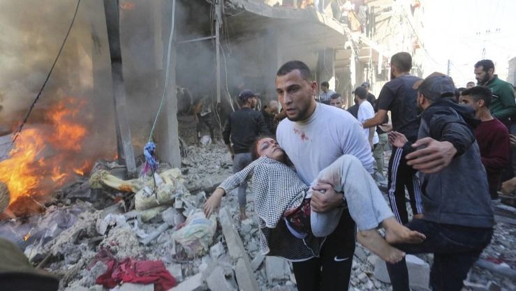 Israeli Airstrikes Claim Lives of Palestinians in Deir alBalah#44; Mostly Children and Women