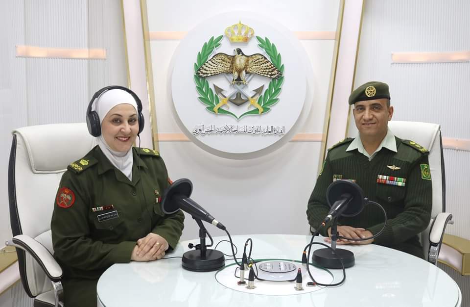 اذاعة الجيش العربي تستضيف المقدم الركن محمد الجحاوشه