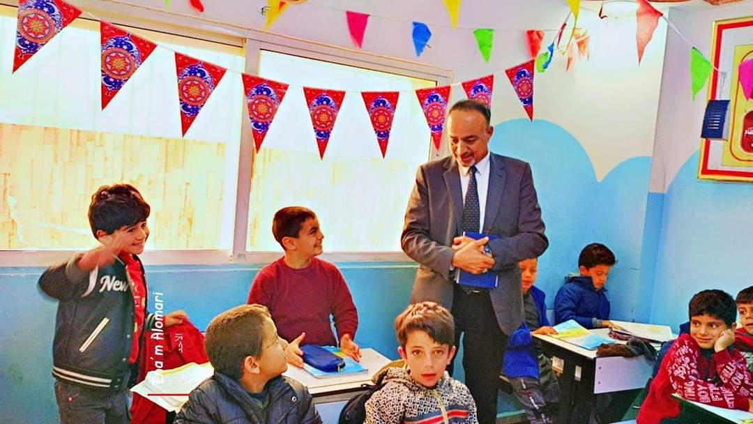 المصري يتفقد عددًا من مدارس لواء المزار الشمالي ...صور