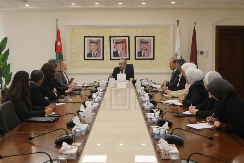 أبو السمن يستقبل مديرة البنك الدولي في الأردن