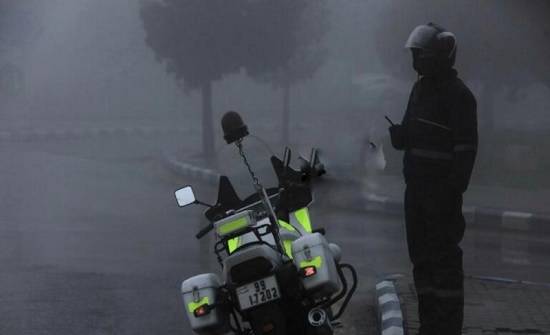 مديرية الأمن العام تحذر من حالة عدم الاستقرار الجوي