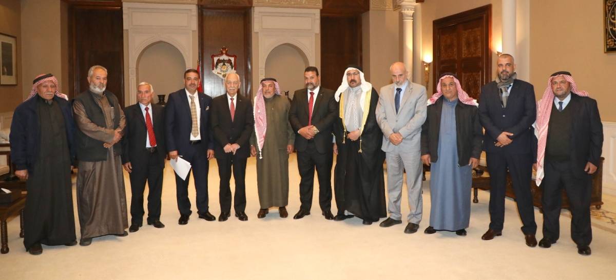 رئيس الديوان الملكي الهاشمي يلتقي وفدا من أبناء رابطة عشيرة القطيفات...صور