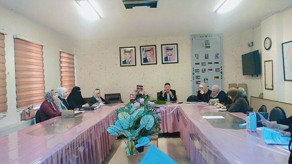 تربية قصبة عمان تعقد اجتماع لمناقشة نتائج امتحان ضبط الجودة LQAS