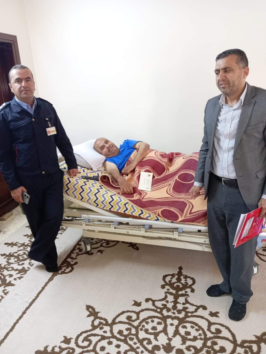 الهيئة الهاشمية للمصابين العسكريين تزور مصابين عسكريين في إربد  ...صور