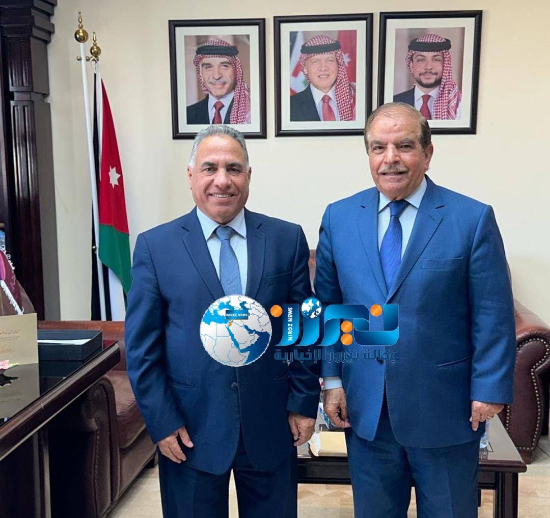 رئيس ديوان التشريع والرأي القضاه يستقبل العين الأسبق غازي الطيب