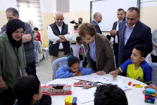 الأميرة بسمة بنت طلال ترعى فعاليات البر والإحسان الرمضانية في منطقة الحدادة بعمان