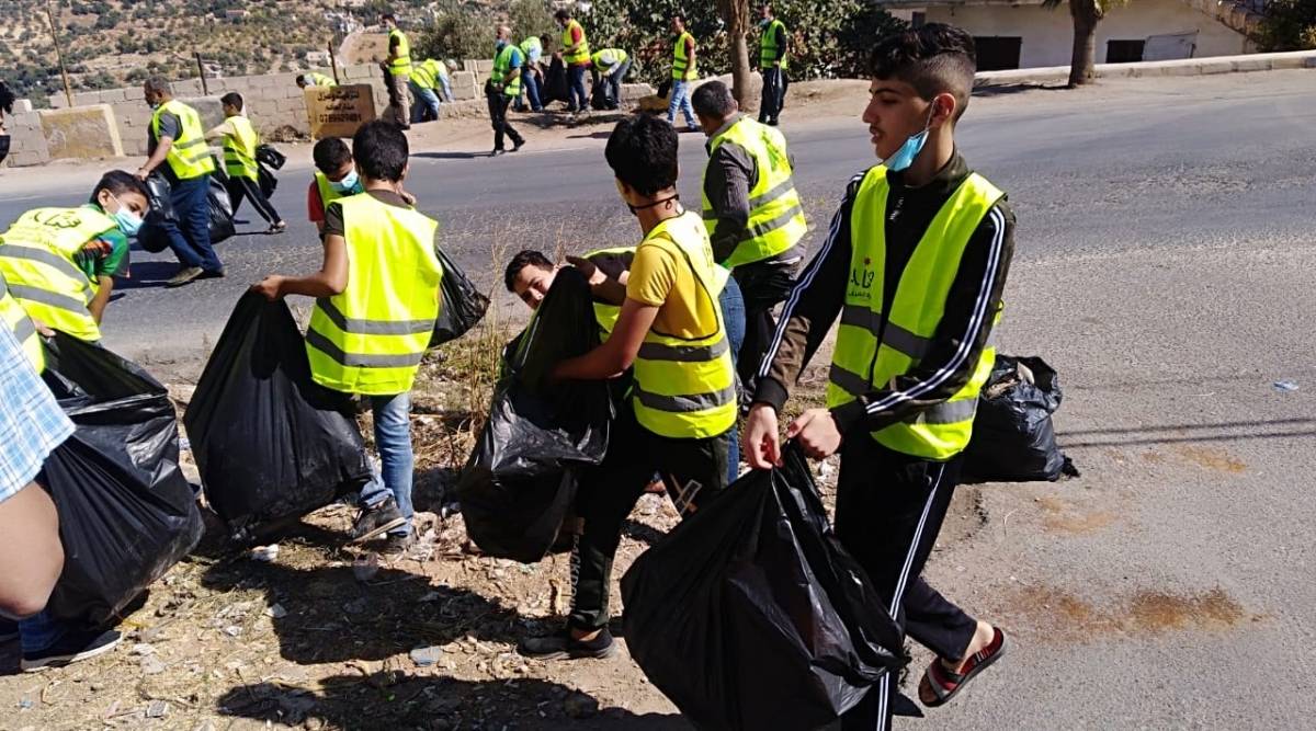 حملة نظافة شاملة في لواء المزار الشمالي