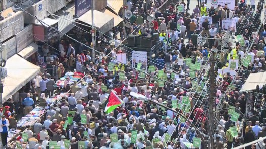 مسيرات حاشدة في عمان والمحافظات منددة بالعدوان الإسرائيلي على غزة