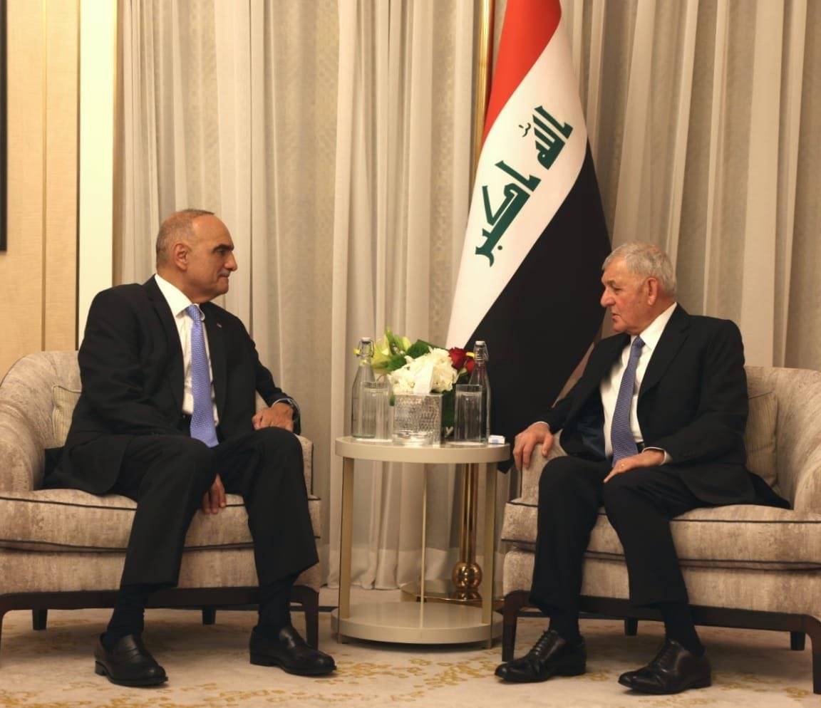الخصاونة يلتقي في عمَّان رئيس جمهوريَّة العراق