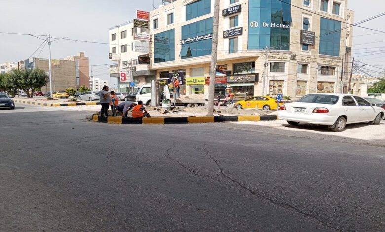 إنشاء دوار جديد في إربد يثير الجدل ... والبلدية توضح