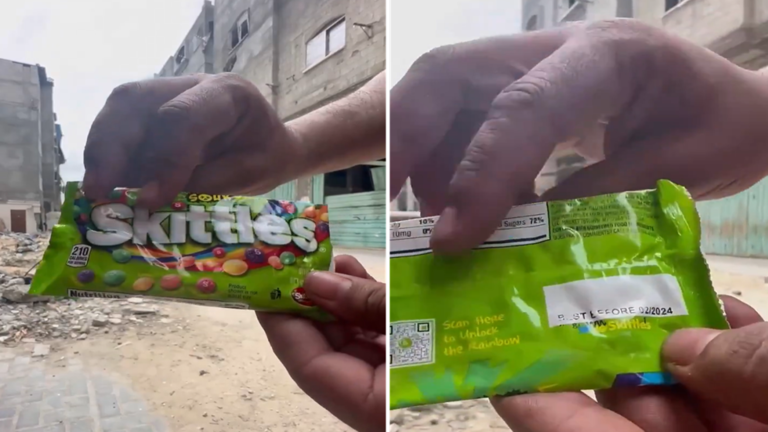 مساعدات منتهية الصلاحية للفلسطينيين في غزة