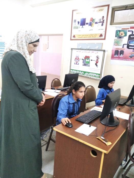 تربية منطقة معان  تتابع  سير ومجريات اختبار Timss 2024  للصف الخامس الأساسي في مدارس المديرية