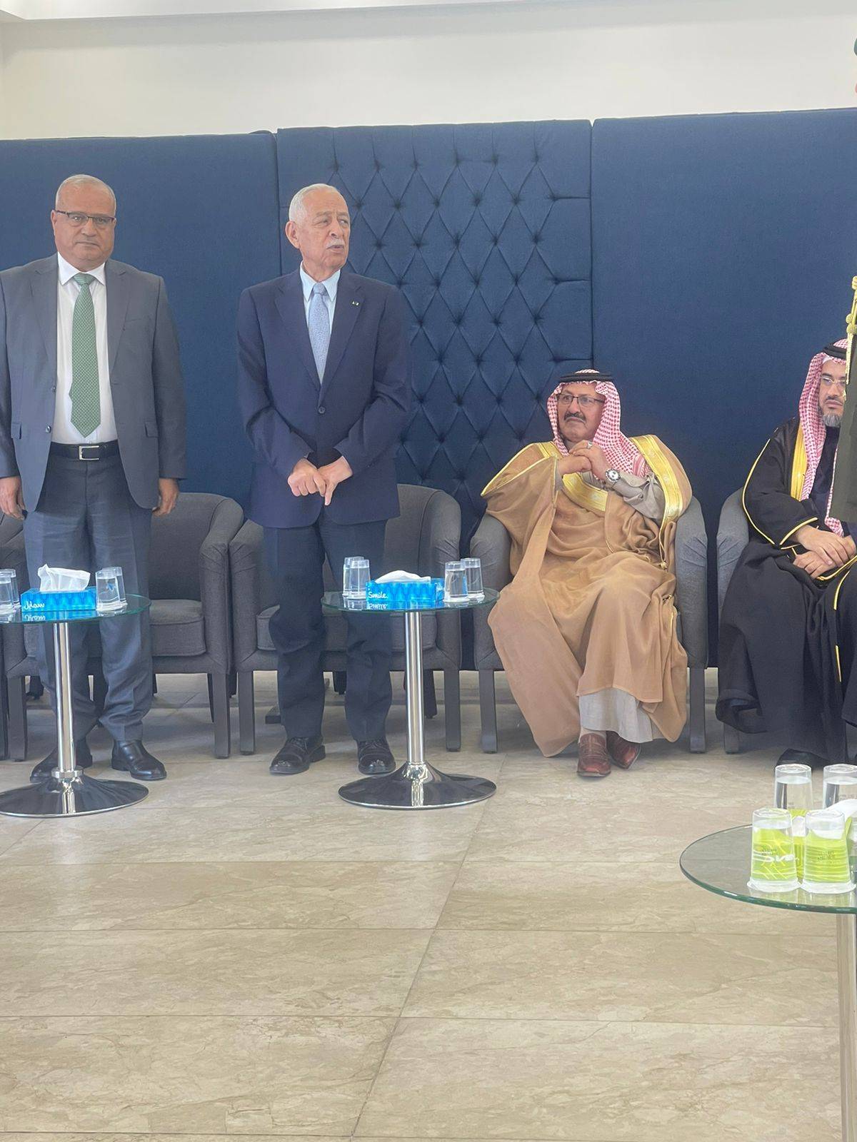 مندوبا عن الملك وولي العهد.. العيسوي يعزي الكباريتي والمحسين والشرع...صور