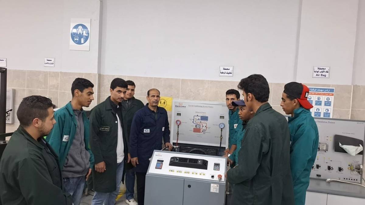 استحداث تخصص نظام السيارات الهايبرد بمعهد تدريب مهني المفرق