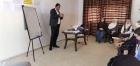 جلسة توعوية في إتحاد المرأة الأردنية عن قانون الإنتخاب في الرمثا