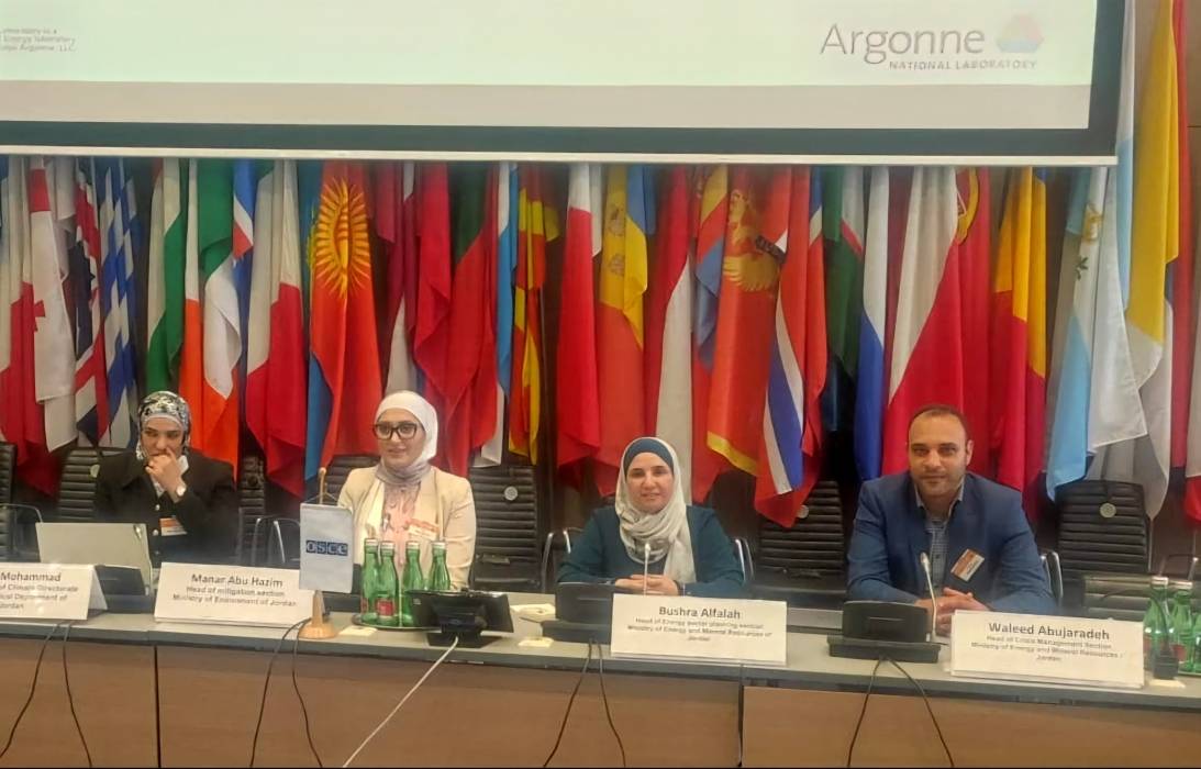 فريق وطني أردني ينهي مناقشة مخاطر التغير المناخي على منشآت الطاقة