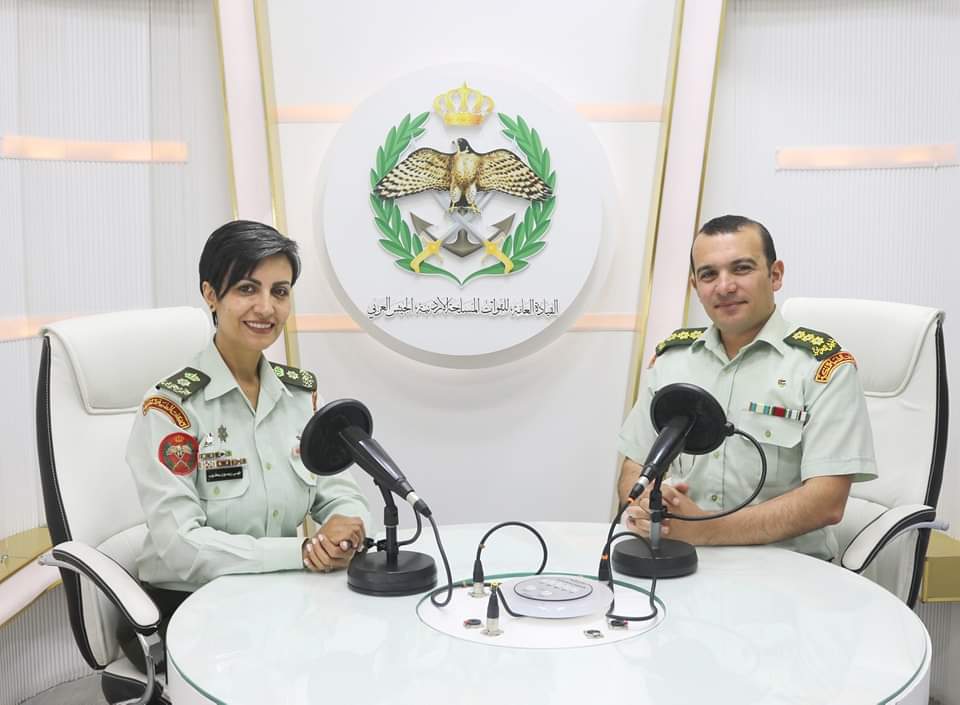 إذاعة  الجيش العربي تستضيف  النقيب الطبيب جراحة الدماغ والاعصاب رعد علي الحوامدة