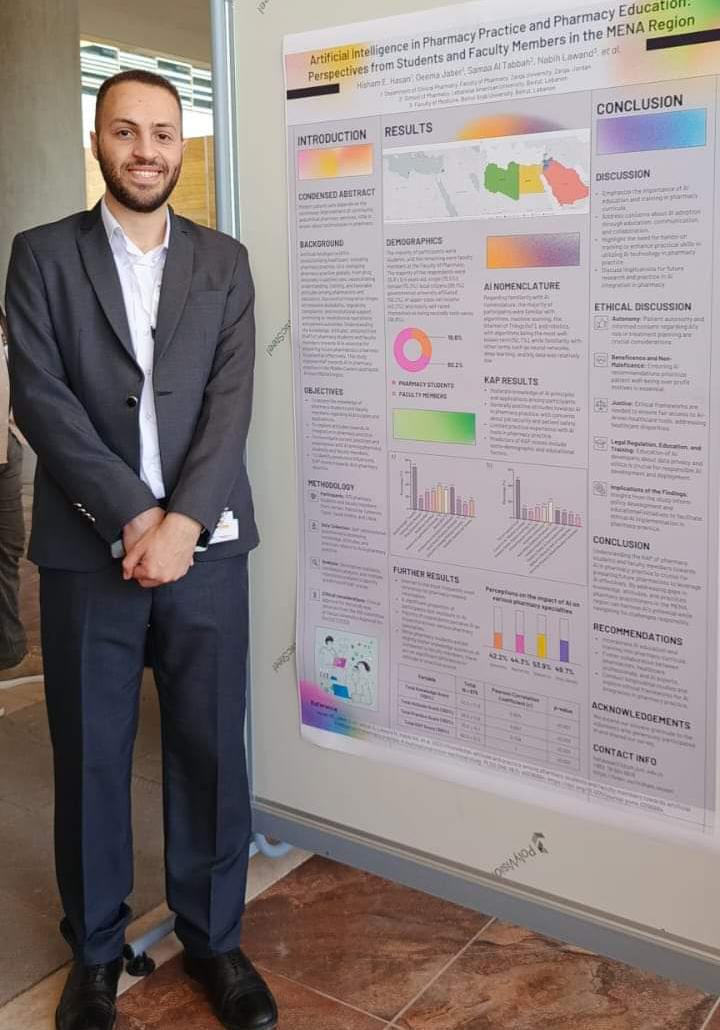 كلية الصيدلة بجامعة الزرقاء تفوز بالمراكز الأولى في مسابقة البوسترات العلمية_ صور