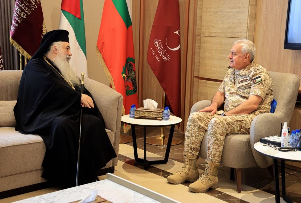 رئيس هيئة الأركان المشتركة يستقبل وفداً من بطريركية الرّوم الأرثوذكس