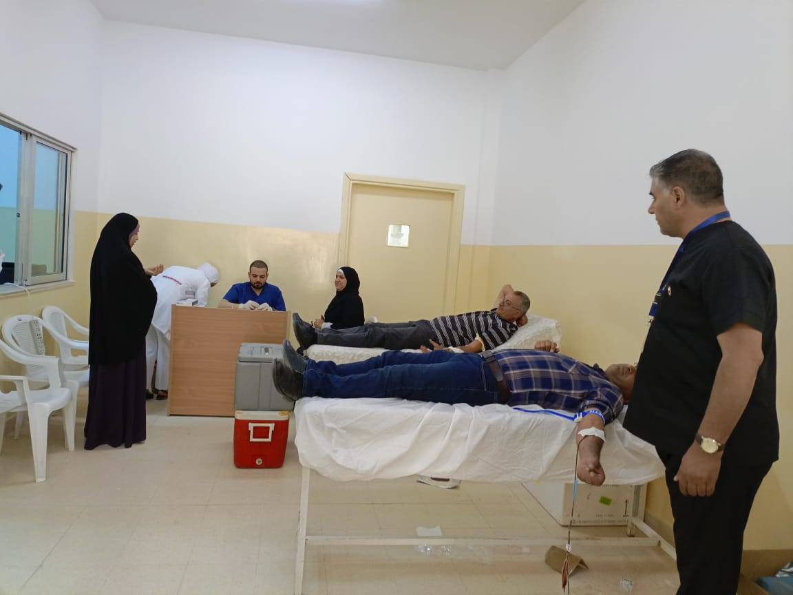 مديرية شاب البتراء تنظم حملة للتبرع بالدم _صور