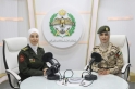 إذاعة الجيش تستضيف النقيب الاء عبد الماجد سليمان .