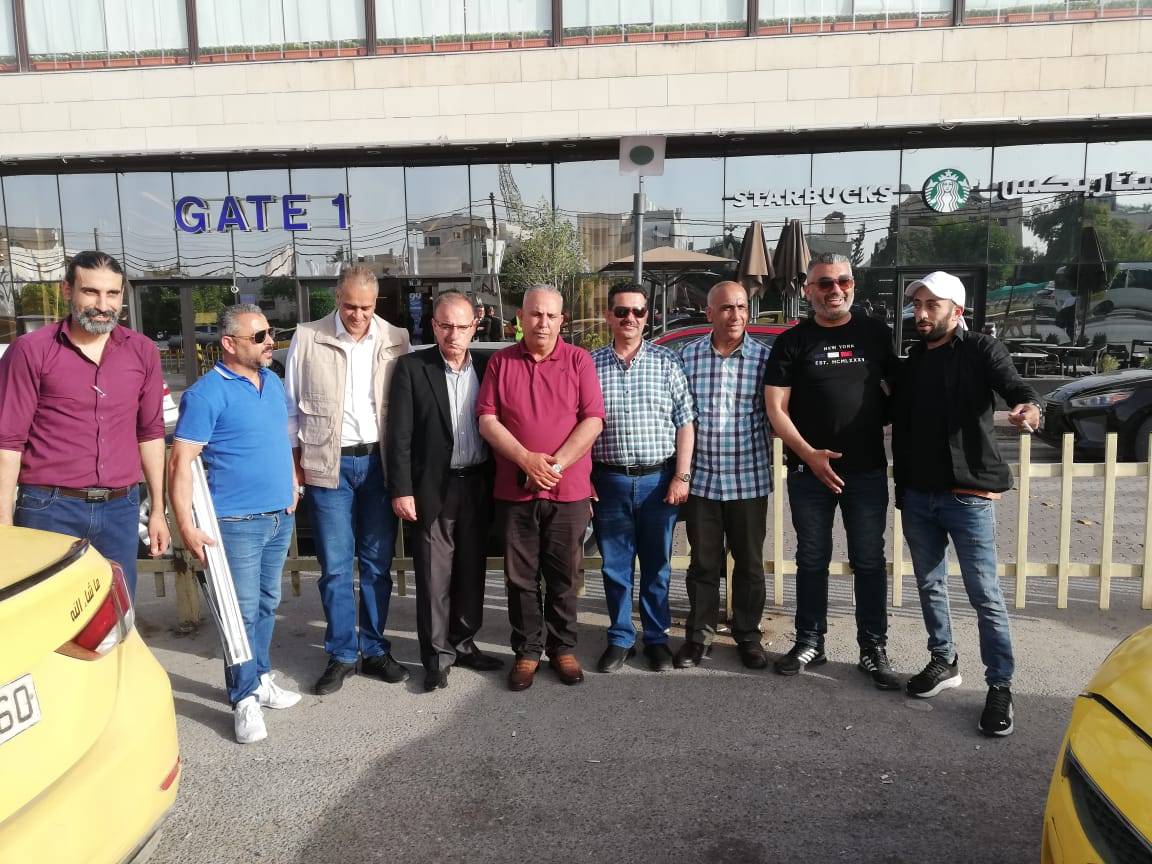 الحديد يلتقي سائقي التكسي الأصفر في محافظة اربدّ