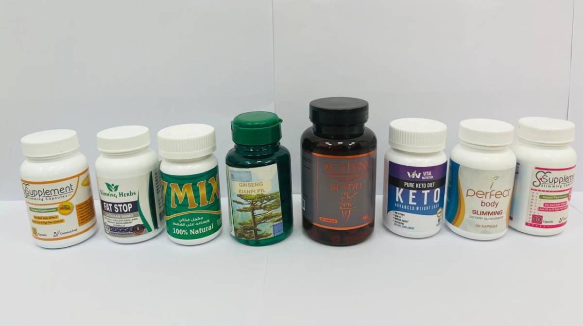 الغذاء والدواء تضبط مكملات غذائية للتنحيف يروج لها إلكترونيًا