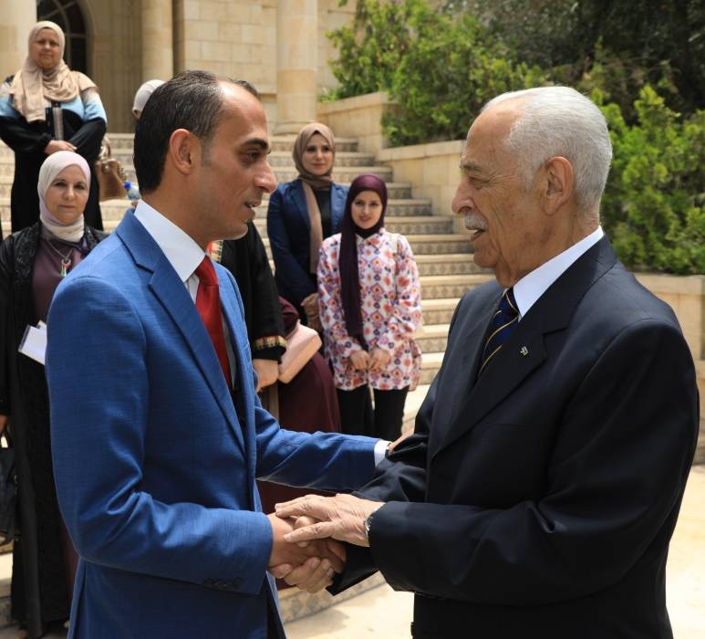 يزن الزيود يعرب عن شكر معالي ابو الحسن