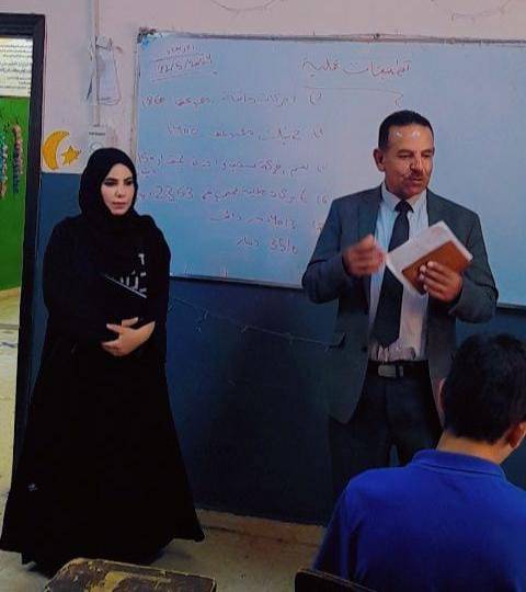 العبيدات يتفقد مدارس الموقر والماجدية وحوض المحارب ...صور