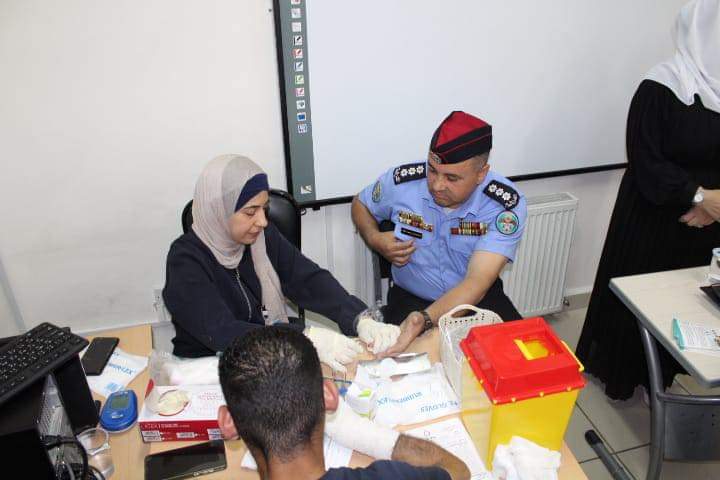 حملة التبرع بالدم في شفا بدران بمناسبة عيد استقلال المملكة 78....صور