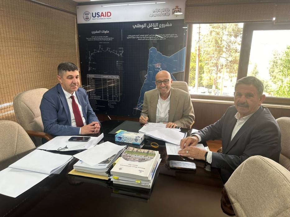 المياه: اتفاقية لإدارة وتشغيل صرف صحي الشونة الجنوبية ودير علا